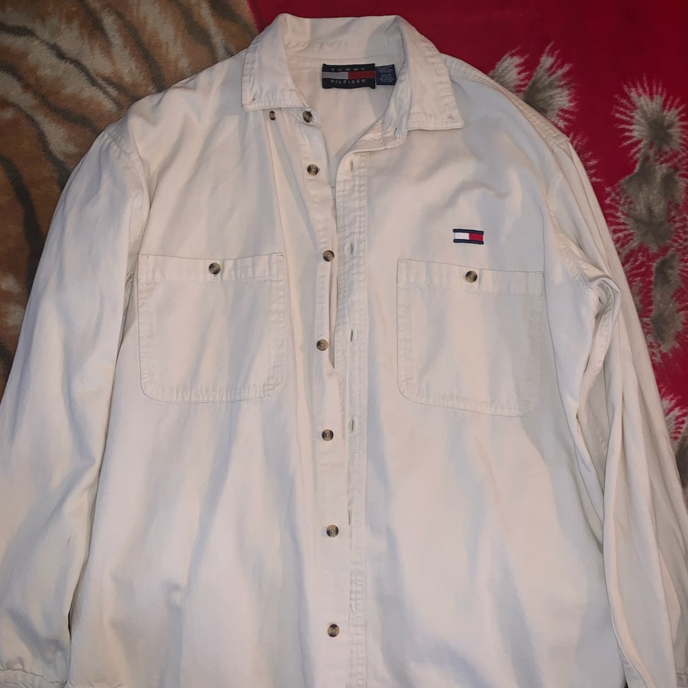 Men’s Tommy Hilfiger white button up